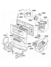 Interior Parts 1 parts for Lg Range SCB2000CWW from AppliancePartsPros.com