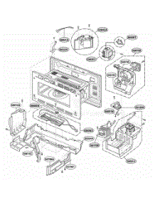 Interior Parts 1 parts for Lg Wall Oven SCB2001CSS from AppliancePartsPros.com