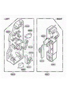 Latch Board Parts parts for Lg Wall Oven SCB2001CSS from AppliancePartsPros.com
