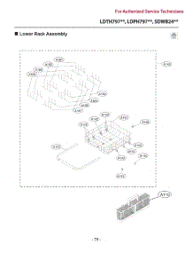Section 7 parts for Lg Dishwasher SDWB24S3 from AppliancePartsPros.com
