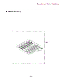 Rack parts for Lg Dishwasher SDWD24P3 from AppliancePartsPros.com