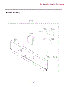 Section 8 parts for Lg Dishwasher SDWD24P3 from AppliancePartsPros.com