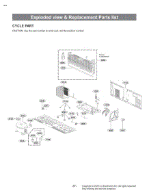 Cycle Parts parts for Lg Refrigerator SRFB27S3 from AppliancePartsPros.com
