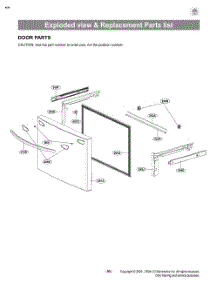 Door Parts parts for Lg Refrigerator SRFB27W3 from AppliancePartsPros.com