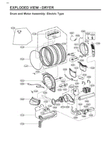 Diagram 3 parts for Lg Washer Dryer Combo SWWE50W4 from AppliancePartsPros.com