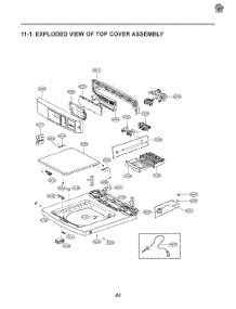 Top Cover Assembly parts for Lg Washer T1001E3J from AppliancePartsPros.com
