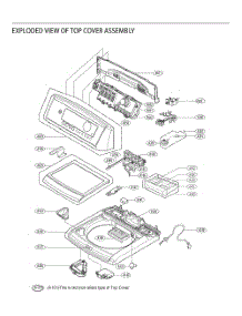 Top Cover Assembly parts for Lg Washer T1438ADFP from AppliancePartsPros.com