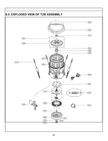 Tub Assembly parts for Lg Washer T1471HGPV from AppliancePartsPros.com