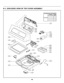 Top Cover Assembly parts for Lg Washer T1487EGPT from AppliancePartsPros.com