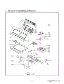 Top Cover Assembly parts for Lg Washer T14A4SEHTC from AppliancePartsPros.com