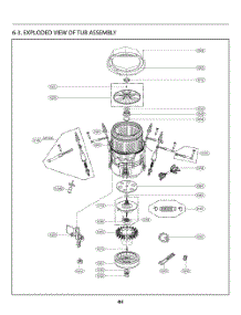 Tub Assembly parts for Lg Washer T1772HFFS from AppliancePartsPros.com