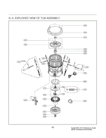 Tub Assembly parts for Lg Washer T1780WFHT from AppliancePartsPros.com