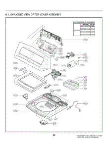 Top Cover Assembly parts for Lg Washer T1789EFH5T from AppliancePartsPros.com