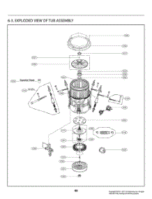 Tub Assembly parts for Lg Washer T1789EFH5T from AppliancePartsPros.com