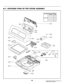Top Cover Assembly parts for Lg Washer T1789EFH5U from AppliancePartsPros.com