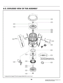 Tub Assembly parts for Lg Washer T1789EFH5U from AppliancePartsPros.com