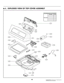 Top Cover Assembly parts for Lg Washer T1789EFH5UB from AppliancePartsPros.com