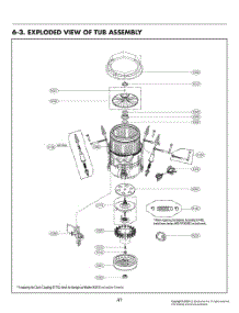 Tub Assembly parts for Lg Washer T1789EFH5UB from AppliancePartsPros.com