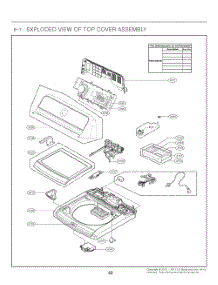 Top Cover Assembly parts for Lg Washer T1789EFHKD from AppliancePartsPros.com