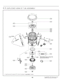 Tub Assembly parts for Lg Washer T1789EFHKD from AppliancePartsPros.com