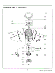 Tub Assembly parts for Lg Washer T1789EFHT from AppliancePartsPros.com
