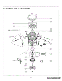 Tub Assembly parts for Lg Washer T1799SEHB2 from AppliancePartsPros.com