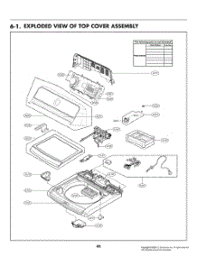 Top Cover Assembly parts for Lg Washer T17A1EFHU5 from AppliancePartsPros.com