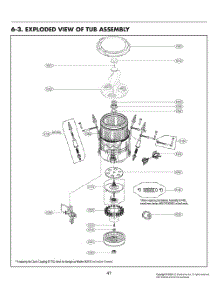 Tub Assembly parts for Lg Washer T17A1EFHU5 from AppliancePartsPros.com