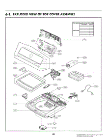 Top Cover Assembly parts for Lg Washer T17A1EFHU5B from AppliancePartsPros.com