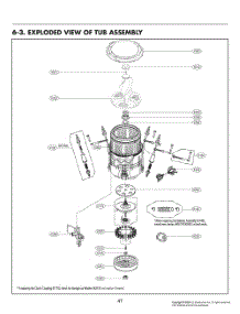 Tub Assembly parts for Lg Washer T17A1EFHU5B from AppliancePartsPros.com