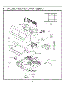 Top Cover Assembly parts for Lg Washer T1889EFHTW from AppliancePartsPros.com