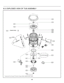 Tub Assembly parts for Lg Washer T1889EFHTW from AppliancePartsPros.com