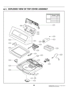 Top Cover Assembly parts for Lg Washer T1889EFHU5 from AppliancePartsPros.com