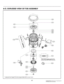 Tub Assembly parts for Lg Washer T1889EFHU5 from AppliancePartsPros.com