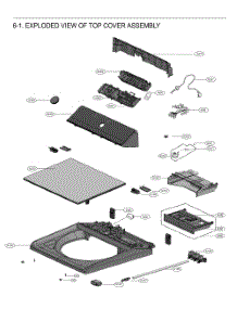 Top Cover Assembly parts for Lg Washer T18J4EFHT4 from AppliancePartsPros.com