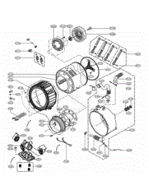 Drum And Tub Assembly parts for Lg Washer TCW2013CS1 from AppliancePartsPros.com