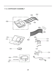 Dispenser parts for Lg Washer TCW2013LS2 from AppliancePartsPros.com