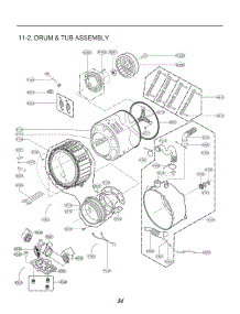 Section 2 parts for Lg Washer TCW2013QS1 from AppliancePartsPros.com