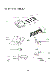 Dispenser parts for Lg Washer TCW2013QS2 from AppliancePartsPros.com