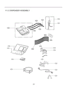 Dispenser Assembly parts for Lg Washer TCWL2013CS3 from AppliancePartsPros.com