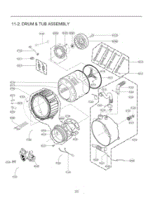 Drum And Tub Assembly parts for Lg Washer TCWL2013CS3 from AppliancePartsPros.com