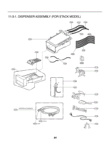Dispenser Assembly parts for Lg Washer TCWM2013CD3 from AppliancePartsPros.com