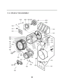 Diagram 2 parts for Lg Washer TCWM2013CS3 from AppliancePartsPros.com