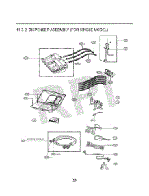 Diagram 3 parts for Lg Washer TCWM2013CS3 from AppliancePartsPros.com