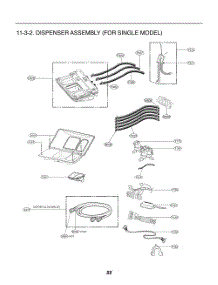 Dispenser Assembly parts for Lg Washer TCWM2013QS3 from AppliancePartsPros.com