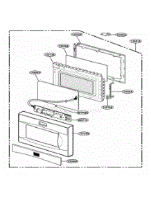 Door Parts parts for Lg Range TM9040W from AppliancePartsPros.com