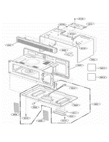 Oven Cavity Parts parts for Lg Range TMH14XLB from AppliancePartsPros.com