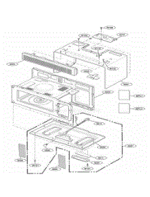 Oven Cavity Parts parts for Lg Range TMH14XLQ from AppliancePartsPros.com