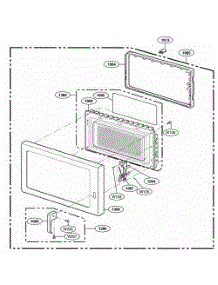 Door Parts parts for Lg Range UCS11MA from AppliancePartsPros.com