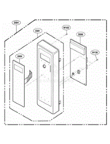 Control Panel Parts parts for Lg Range UFS11EA from AppliancePartsPros.com